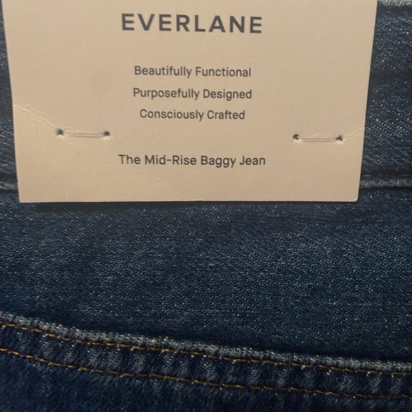 Everlane Women's Mid-Rise Baggy Jeans 28R - Picture 6 of 7